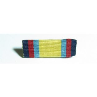   British Gulf War Medal (Desert Storm) ribbon bar with hinge, unissued 1991.