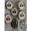   Hungarian Peoples Army Exemplary Squad Leader badge with Silver Wreath