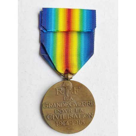 WW1 France French Victory Medal 1914-1918. Original