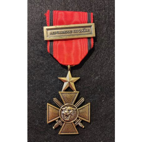 Zaire War Cross of Merit Operation Shaba Medal