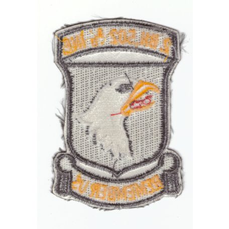 1980's US Army Airborne 2BN 502 a/b INF Remember Plane Crash PATCH