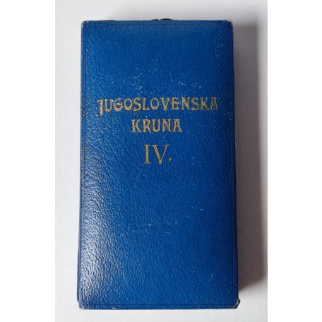 Yugoslavia Kingdom Order Of The Yugoslav Crown IV Class Box