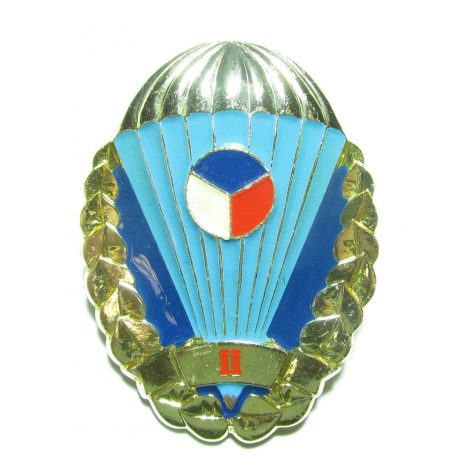 Czechoslovakia Parachute Jump Badge 2nd Class (II.)