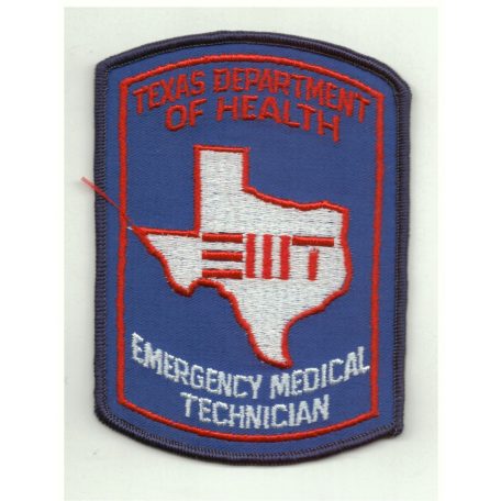 Texas Department of Health Emergency Medical Technician PATCH