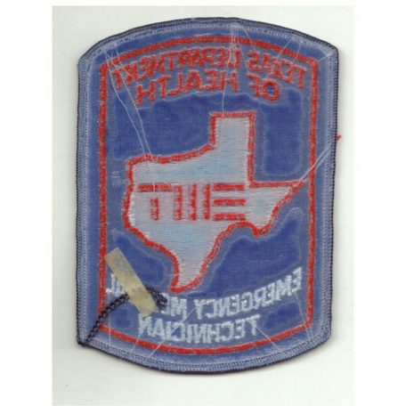 Texas Department of Health Emergency Medical Technician PATCH