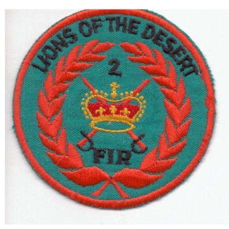 Fiji Infantry Regiment (FIR) 2nd Battalion UN MFO SINAI Black Lion Of The Desert PATCH