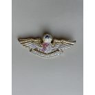 Indonesia Police Jump Master Parachute Wings Badge