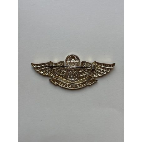 Indonesia Police Jump Master Parachute Wings Badge
