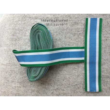 Replacement ribbon 6" (~15cm) UN Medal ONUMOZ Mozambique