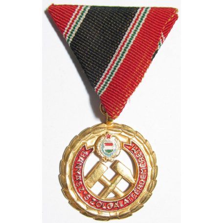 Hungarian Long Service Medal for Miners, Golden Grade,1957