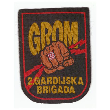 Croatian Army GROM 2. Guards Dugo Selo PATCH - Yugoslavian War 1990s