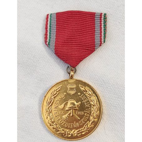 Hungarian Firefighter Service Medal XX. Years