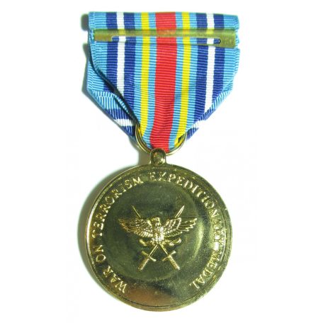 U.S. Global War on Terrorism Expeditionary Medal, Gold - Anodized for Parades