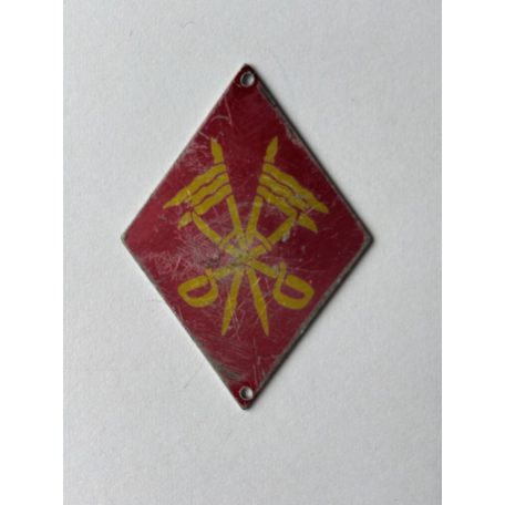 Spain Military Cavalry Diamonds Rhombus Aluminum Insignia