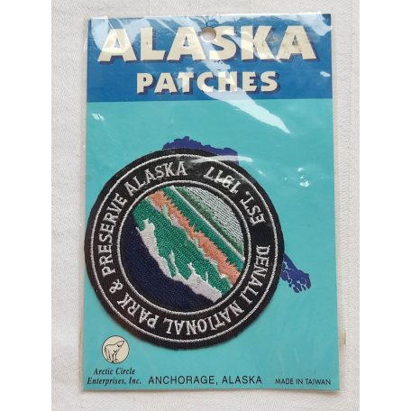 US Denali National Park& Preserve Alaska Anchorage Iron Souvenir Patch