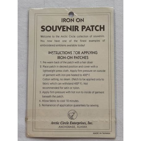 US Denali National Park& Preserve Alaska Anchorage Iron Souvenir Patch