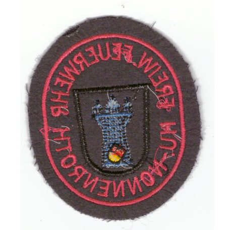 Hungen-Nonnenroth City Germany Freiwillige Feuerwehr/ Fire Department Patch