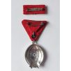 Hungarian Labour Order of Merit Silver Grade with Ribbon Bar