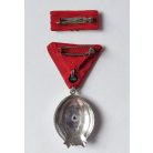 Hungarian Labour Order of Merit Silver Grade with Ribbon Bar