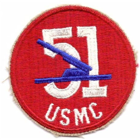 US Marine Corps WWII 51. Defense Battalion SSI Shoulder PATCH