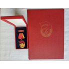 East Germany DDR Order Banner Of Labor Level II. Bartel with award certificate and case