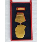East Germany DDR Order Banner Of Labor Level II. Bartel with award certificate and case