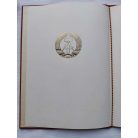 East Germany DDR Order Banner Of Labor Level II. Bartel with award certificate and case