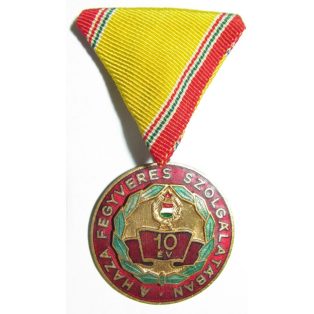 Hungarian Medal for 10 Years of Long Service (1965)