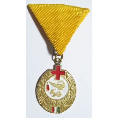 Hungarian Blood Donation (Red Cross) Medal 50th time