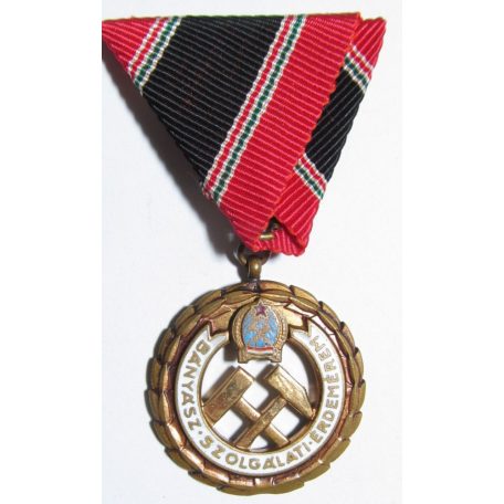 Hungarian Long Service Medal for Miners, Bronze Grade,1949