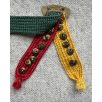   Scout: US 1960'S BSA Webelos badge - Cub Scout Den tricolor ribbons 14 merit pins