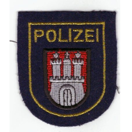 Hamburg City Germany Polizei/Police Shoulder Patch 