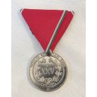 Hungarian Volunteer Firefighter Service Medal XXV Years