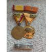 Hungarian mounted  Medal Pair with two types of ribbon bars 