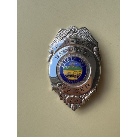 US State of Ohio Security Officer Bagde
