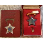 Hungarian Stakhanovite Award Medal set with Award documents LOW 3 digit serial number, 146 !!! 1954
