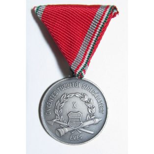 Hungarian For Volunteer Fire Service Medal 10 Year