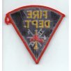 Fire Department Triangle PATCH
