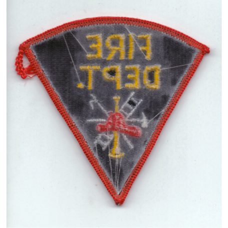 Fire Department Triangle PATCH