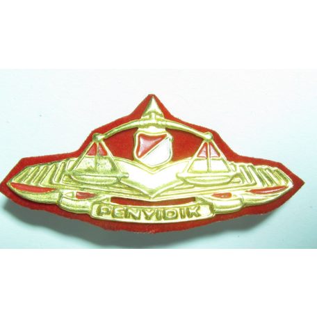  Indonesia Penyidik Polri Court Helper Red Felt Badge
