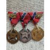 Hungarian mounted Trio of AVH State Security medals