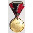 Hungarian Long Service Medal for Miners, Diamond Grade, 1984 with pin