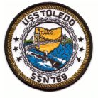 USS Toledo SSN 769 Submarine PATCH