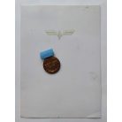 East Germany DDR Medal for Faithful Service in German Reichsbahn in Gold