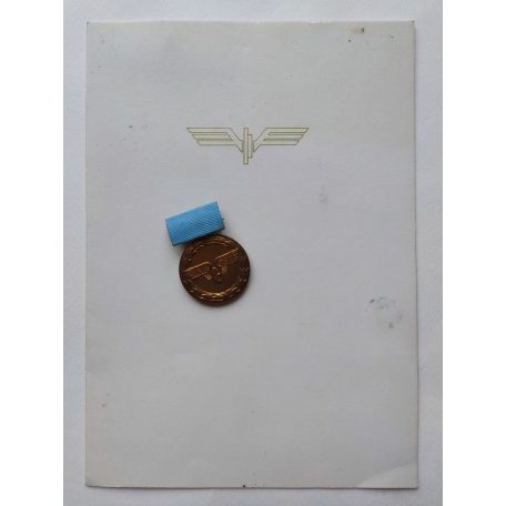 East Germany DDR Medal for Faithful Service in German Reichsbahn in Gold
