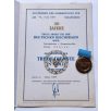   East Germany DDR Medal for Faithful Service in German Reichsbahn in Gold