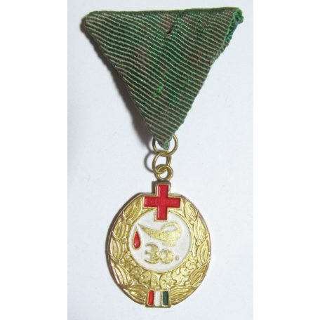 Hungarian Blood Donation (Red Cross) Medal 30th time