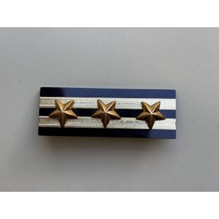 Republic of China ROC Taiwan Police 2Row 3Star Acrylic Badge