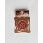 East Germany DDR Learning and Living Socialist Work Medal with award certificate