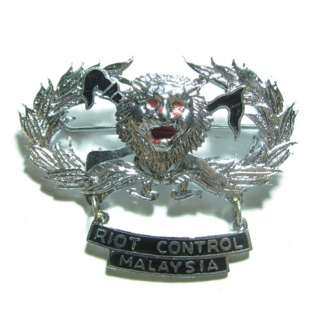 Malaysia Police Riot Control Badge